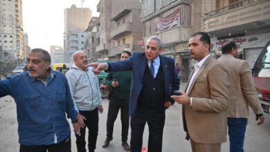 محافظة الغربية يقود حملة مكبرة لإزالة الإشغالات بالمحله الكبرى 