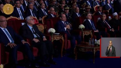 كلمة الرئيس السيسي في الإحتفال بعيد الشرطه