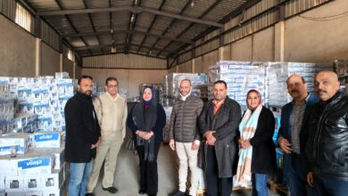 بقيادة وكيل وزارة التموين ضبط مخزن مواد غذائية بدون ترخيص