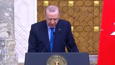 أردوغان: نرفض الهجمات الإسرا-ئيلية على غزة وندعم مع مصر إعادة الإعمار