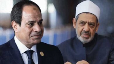 الرئيس السيسي يجري اتصالًا هاتفيًا بشيخ الأزهر للاطمئنان على صحته.