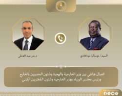 إتصال هاتفي بين وزير الخارجية ونظيره الكيني
