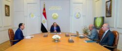 إجتمع الرئيس السيسي اليوم مع الدكتور مصطفى مدبولي والمهندس محمود عصمت وزير الكهرباء.
