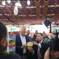 محافظ الاسكندرية يفتتح معرض اهلا رمضان بمنطقة السيوف.
