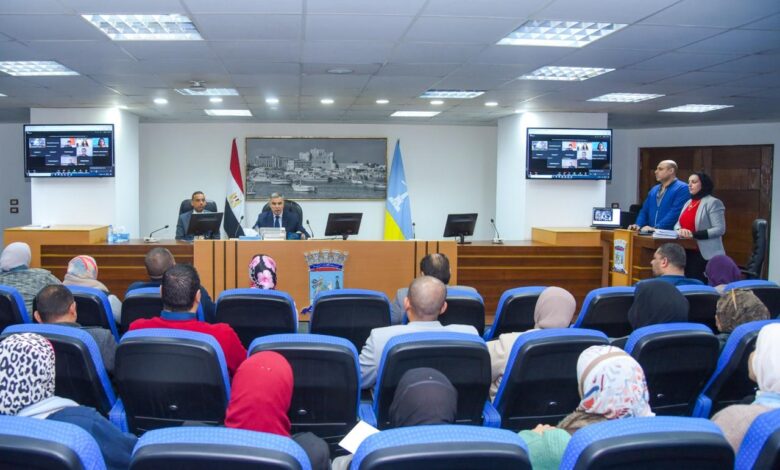 محافظ الإسكندرية يشهد ورشة عمل لبناء القدرات في مجال مرونة المدن الساحلية