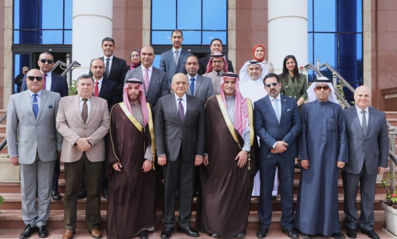 الهيئة العامة لميناء الأسكندرية تستقبل رئيس الهيئة العامة للموانئ السعودية