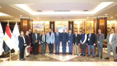 الهيئة العامة لميناء الإسكندرية تستقبل وفد شبكة مكافحة الفساد البحري الدولية 