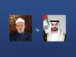 شيخ الأزهر يجري اتصالًا هاتفيًا برئيس الإمارات ويعرب عن تضامنه مع الشعب الإماراتي