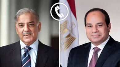 الرئيس السيسي تلقي اليوم اتصالًا هاتفيًا من رئيس الوزراء الباكستاني