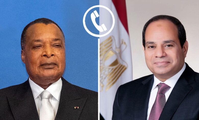 أجرى الرئيس عبد الفتاح السيسي، اليوم، اتصالًا هاتفيًا بالرئيس دينيس ساسو نجيسو، رئيس جمهورية الكونغو.