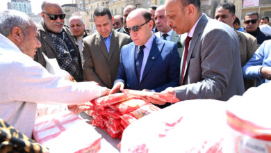ضبط 45 كجم دواجن ولحوم غير مدون عليها بيانات ومذبوحه خارج المجازر و 1.5 طن دهانات بدون بيانات بالغربية