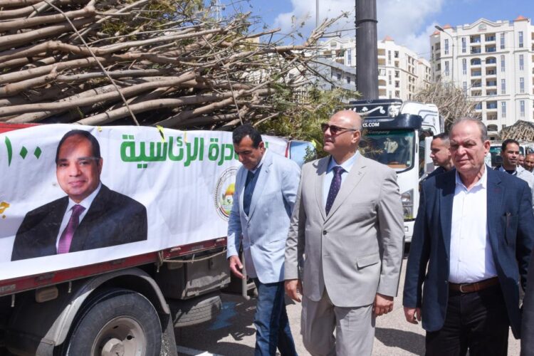 انطلاق المرحلة الرابعة من المبادرة الرئاسية لزراعة 100 مليون شجرة بمحافظة الإسكندرية