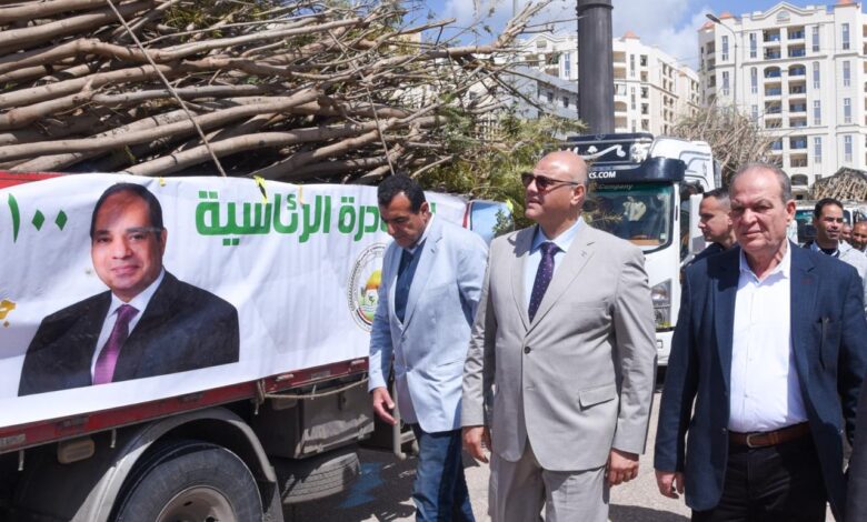 انطلاق المرحلة الرابعة من المبادرة الرئاسية لزراعة 100 مليون شجرة بمحافظة الإسكندرية