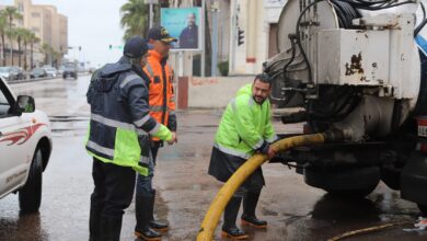 رفع درجة الاستعداد بشركة الصرف الصحي بالإسكندرية لمواجهة موجة الأمطار المتوقعة