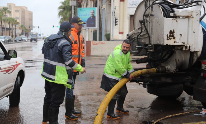 رفع درجة الاستعداد بشركة الصرف الصحي بالإسكندرية لمواجهة موجة الأمطار المتوقعة