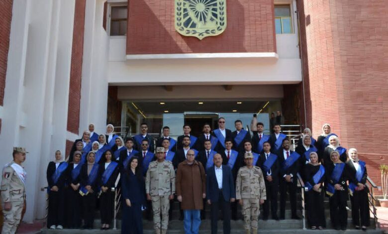 وفد طلابي من جامعة الإسكندرية يزور جنوب سيناء احتفالًا بعيدها القومي