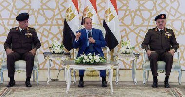الرئيس السيسي إجتمع اليوم مع الفريق أشرف سالم زاهر القائد العام للقوات المسلحة وزير الدفاع والإنتاج الحربي