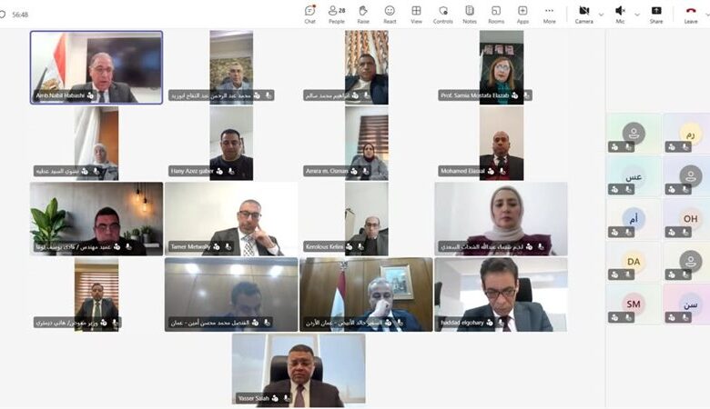 عبد العاطي يطمئن على المصريين في الأردن خلال لقاء افتراضي مع الجالية