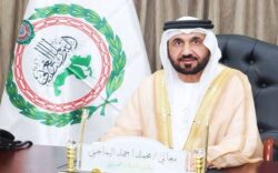 البرلمان العربي يدين الاعت-داء الإيراني على منطقة عجبان ومنشآت حبشان للغاز بالإمارات.