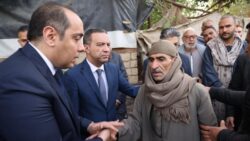 محافظ المنوفية حضر صلاة الجنازه علي أرواح حادث السادات المنوفية
