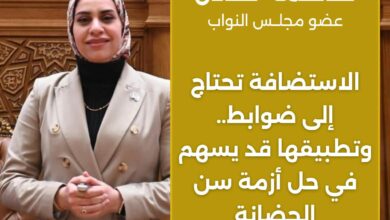 النائبة فاطمة عادل: الإستضافة تحتاج إلى ضوابط