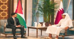 ولي العهد الأردني وأمير قطر يؤكدان ضرورة تكثيف العمل العربي