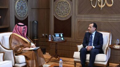 مدبولي يستقبل سفير خادم الحرمين الشريفين لدى مصر لبحث تعزيز التعاون المشترك