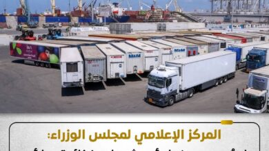 المركز الإعلامي لمجلس الوزراء: لا يُسمح بدخول أي شحنات غذائية بها أي مستويات إشعاعية