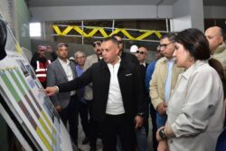 وزيرة الإسكان تتفقد الأبراج الشاطئية وطريق البوليفار بمدينة العلمين الجديدة 