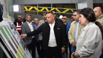 وزيرة الإسكان تتفقد الأبراج الشاطئية وطريق البوليفار بمدينة العلمين الجديدة