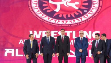 إستضافة في الصالة المغطاة ببرج العرب بطولة الأمم الأفريقية للمصارعة