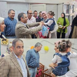احتفالية إنسانية لمديرية صحة أسيوط بمناسبة اليوم العالمي لليتيم .