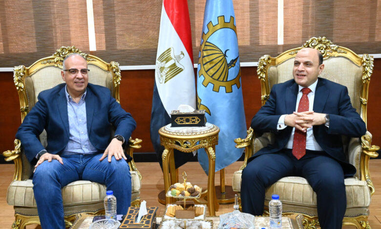 محافظ الغربية يستقبل وزير الموارد المائية والري في مستهل زيارته للمحافظة