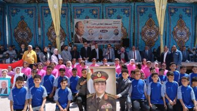 وكيل وزارة التربية والتعليم بالغربية يشهد فعاليات حفل تقييم العروض الرياضية لإدارة قطور التعليمية