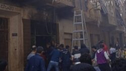 وزيرة التضامن تتابع حريق الزاوية الحمراء والحماية المدنية تواصل التبريد