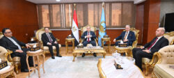 محافظ الغربية يستقبل مجلس إدارة نادي قضاة طنطا 