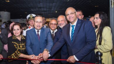 افتتاح معرض 20عام من الحفائر بحدائق الشلالات بمكتبه الإسكندرية