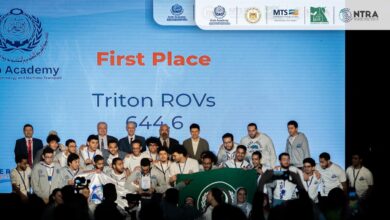 الأكاديمية العربية تحصد تذكرة التأهل لنهائيات كندا للـ ROV