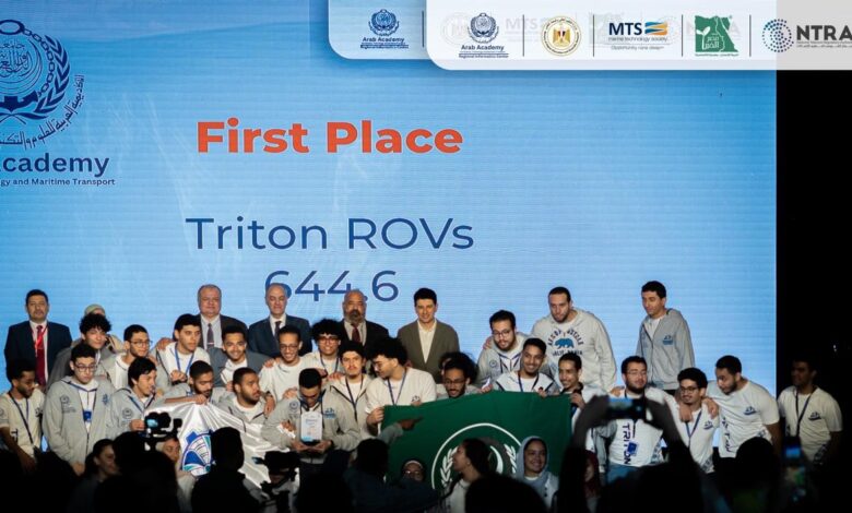 الأكاديمية العربية تحصد تذكرة التأهل لنهائيات كندا للـ ROV