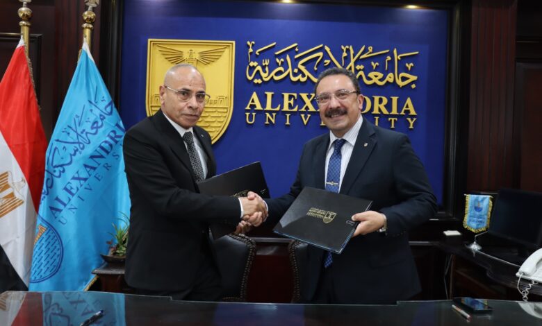 جامعة الإسكندرية والمقاولون العرب يوقعان ملحقاً لاستكمال إنشاءات فرع الجامعة بدولة تشاد