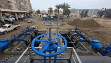 شركة الصرف الصحي بالإسكندرية توشك على الانتهاء من تطوير محطة الرأس السوداء