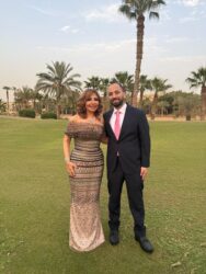 ظهور مفاجئ يجمع لميس الحديدي وعمرو أديب في خطوبة نجلهما