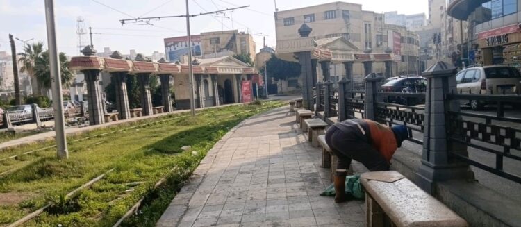 محافظ الإسكندرية يكلف نهضة مصر برفع مخلفات حرم الترام من فيكتوريا لمحطة الرمل