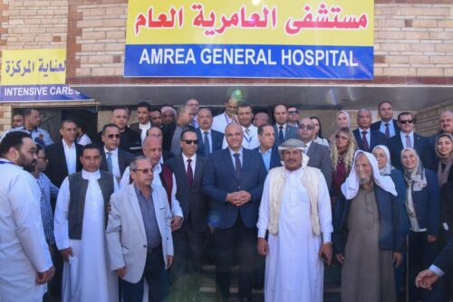 محافظ الاسكندريه يفتتح مشروع تطوير ورفع كفاءة مستشفى العامرية العام