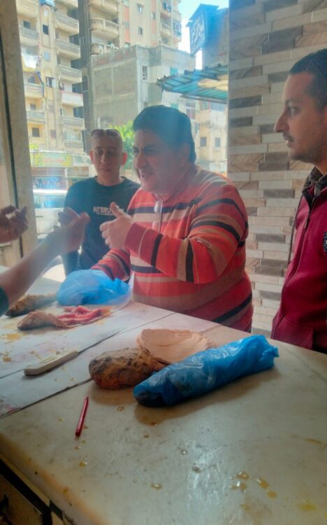 محافظة الإسكندرية ضبط 350 كجم أسماك مملحة غير صالحة للاستهلاك الآدمي