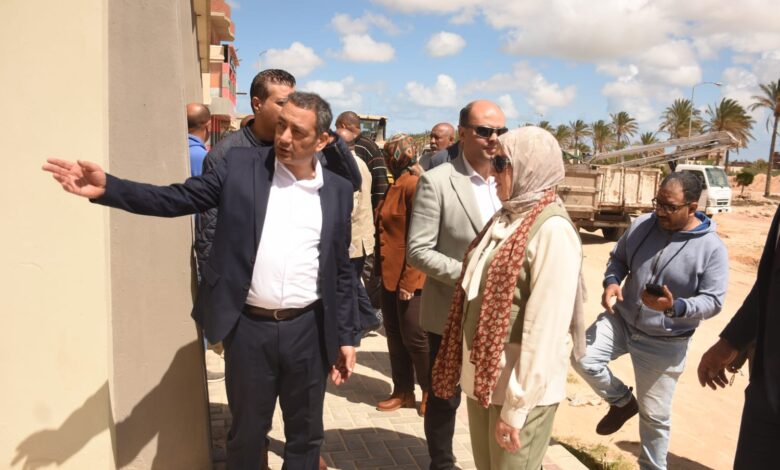 نائب محافظ الإسكندرية تتفقد السوق الحضاري بقرية بهيج ببرج العرب