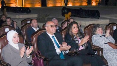 وزيرة التنمية ومحافظ الإسكندرية يصطحبان ممثلي اتفاقية برشلونة بزيارة قلعة قايتباي