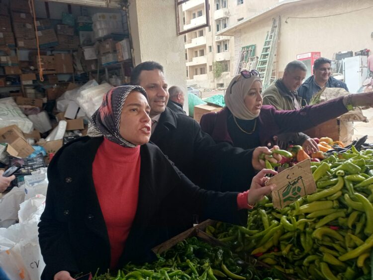 وكيل وزارة التموين يشن حملات على القطاع التموينى ببرج العرب