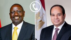 الرئيس السيسي يجري اتصالا هاتفيا بالرئيس الكيني ويليام روتو