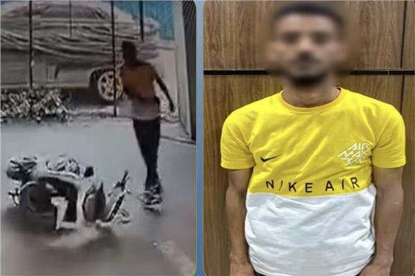 «مكان صغير في جراج».. خلاف بسيط يتحول إلى تحطيم دراجة نارية في الزيتون